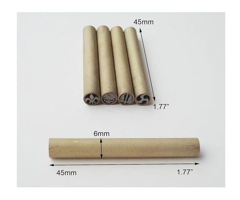 6mm Mosaic Pin for Knife,Decorative Brass Heavy Duty Knife Handle Pins for Fixed Knives Blanks Scales, Handmade Pocket Knife Grips Pins (Skull) in Saudi Arabia