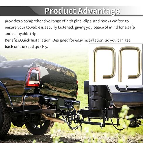 RV H410 Weight Distribution Pin Weight Distribution Hook Up Bracket Pins 3/16" Pin Clips in Saudi Arabia