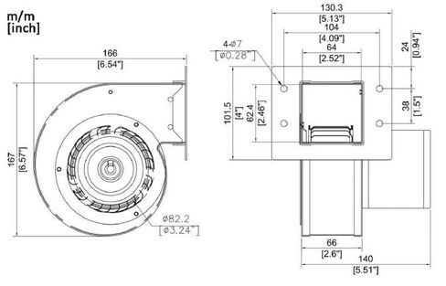 1TDP6, 1TDP6A, 2C915 Dayton Direct OEM Interchange Replacement Blower in Saudi Arabia