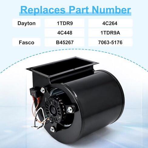 Advice Blower Fan Motor for Dayton 1TDR9 4C448 1TDR9A 7063-5176 4C264, Replacement Blower Motor for Fasco B45267 in Saudi Arabia