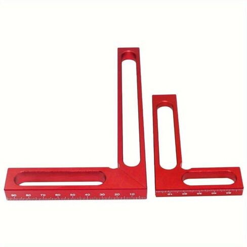 Woodworking 90° Precision Square – Aluminum Alloy Right Angle Ruler for Edge Marking & Carpentry (L) in Saudi Arabia
