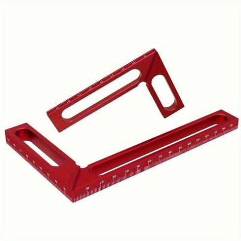 Woodworking 90° Precision Square – Aluminum Alloy Right Angle Ruler for Edge Marking & Carpentry (L) in Saudi Arabia