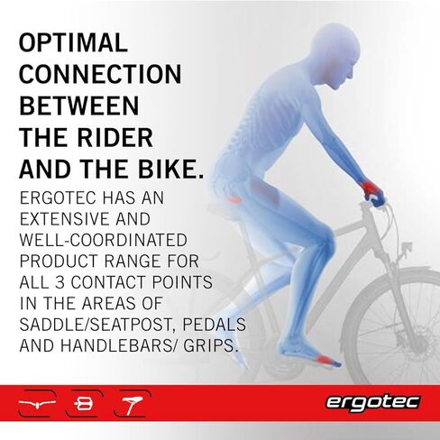 مقود Ergotec Randonneur، 31.8 مم، لدراجات الحصى والتجول، قطر 124 مم، قطر المقبض 23.8 مم، عرض 440/510 مم، ارتفاع 0 مم، طول المقبض 0 مم، رمل أسود، مستوى الأمان 5 in Kuwait