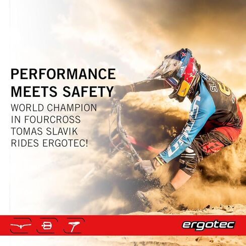 مقود Ergotec Randonneur، 31.8 مم، لدراجات الحصى والتجول، قطر 124 مم، قطر المقبض 23.8 مم، عرض 440/510 مم، ارتفاع 0 مم، طول المقبض 0 مم، رمل أسود، مستوى الأمان 5 in Kuwait