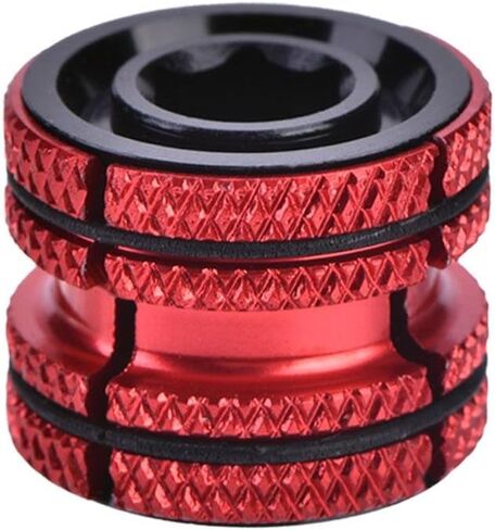 Mountain Bike Fork Headset, Expanding Sunflower Stem for Bicycle Handlebar (Red), Packed in Bubble Bag in Saudi Arabia