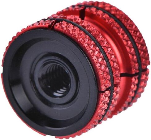 Mountain Bike Fork Headset, Expanding Sunflower Stem for Bicycle Handlebar (Red), Packed in Bubble Bag in Saudi Arabia