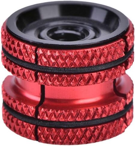 Mountain Bike Fork Headset, Expanding Sunflower Stem for Bicycle Handlebar (Red), Packed in Bubble Bag in Saudi Arabia