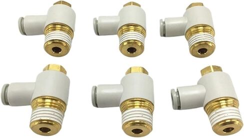 1pcs KQ2V16 KQ2V06 KQ2V08 KQ2V10 KQ2V12 KQ2V04-M5A KQ2V04-M5 01AS 02AS 03AS 04AS Male Elbow Connector(KQ2V04-M5A) in Saudi Arabia