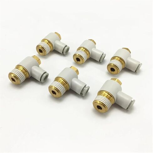 1pcs KQ2V16 KQ2V06 KQ2V08 KQ2V10 KQ2V12 KQ2V04-M5A KQ2V04-M5 01AS 02AS 03AS 04AS Male Elbow Connector(KQ2V04-M5A) in Saudi Arabia