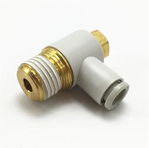 1pcs KQ2V16 KQ2V06 KQ2V08 KQ2V10 KQ2V12 KQ2V04-M5A KQ2V04-M5 01AS 02AS 03AS 04AS Male Elbow Connector(KQ2V04-M5A) in Saudi Arabia