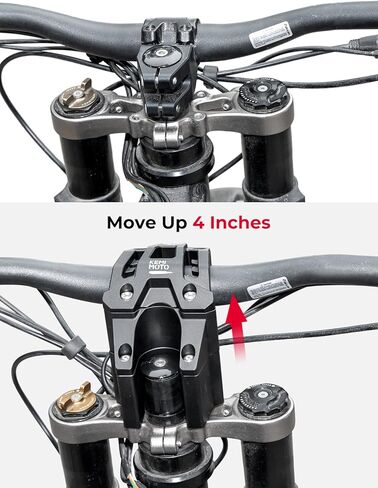 KEMIMOTO Direct Mount Riser Stem Compatible with Surron Light Bee X160 X260 Segway Talaria Electric Dirt Bike for All Mountain Downhill Enduro Freerid in Saudi Arabia