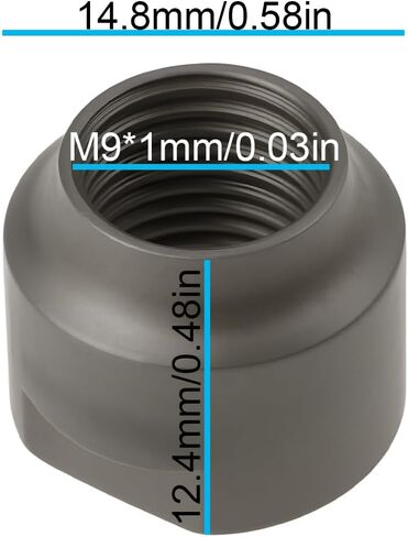 OTOTEC 2 Pcs Bicycle Front Wheel Hub Cone 3-338-9070 M9x1mm Compatible with Shimano 1051 in Saudi Arabia