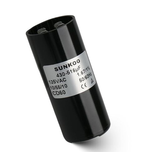 مكثف بدء تشغيل المحرك CD60، 400–480 فائق التوهج، 110–125VAC، 50/60 هرتز، مكثف بدء مستدير لمحرك التيار المتردد، ضاغط الهواء، مضخة الآبار، مضخة حمام السباحة، مروحة in Kuwait