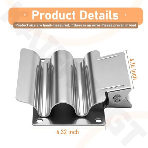حامل رف الأدوات اليدوية SH675SS لمقطورات الشاحنات القلابة، وجدران المرآب أو السقيفة والمناظر الطبيعية البلدية المغلقة، حامل أدوات عالي التحمل رائع لحمل المجارف والمعاول والمكابس in Kuwait