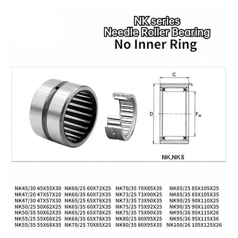 Needle Roller Bearings,1PCS Bearings Without Inner Ring NK 5-20. in Saudi Arabia