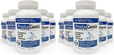 ProstaGenix Multiphase Prostate Supplement-Featured on Larry King Investigative TV Show - Over 1 Million Sold -End Nighttime Bathroom Trips, Urgency, & More. 90 Capsules in Saudi Arabia