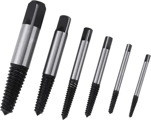 Generic Damaged Screw Extractor Set, High Hardness Remover Kit with GCR15 Tool Steel for Household, Wood and Machine Screws in Saudi Arabia