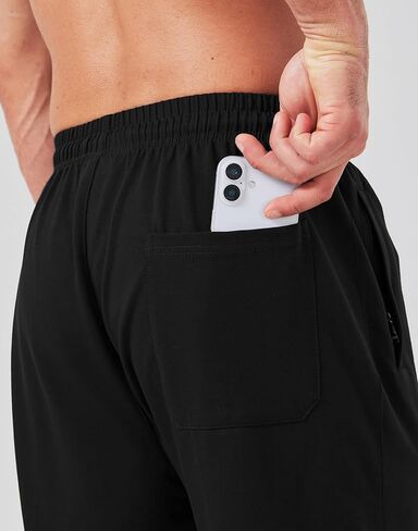 Men's 5''/ 7'' Cotton Shorts Gym Lounge Shorts with Zipper Pockets for Workout Casual Summer in Saudi Arabia