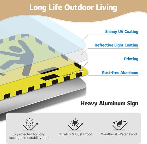 3 Pack Caution Watch Your Step Sign, 3" x 9" Aluminum Metal Self-Adhesive Warning Sign for Business Restaurants Offices, Easy to Install in Saudi Arabia