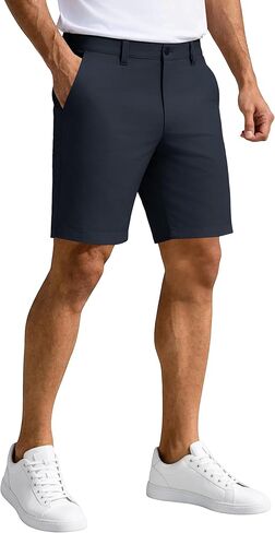 PULI Men's Golf Shorts 9 Inch Stretch Water-Resistant with 5 Pockets Hybrid Shorts for Hiking Travel Casual in Saudi Arabia