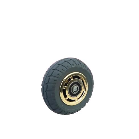 1 piece 5 inch Caster Heavy Duty Silent Wheel Single Flat Drive Push in Saudi Arabia