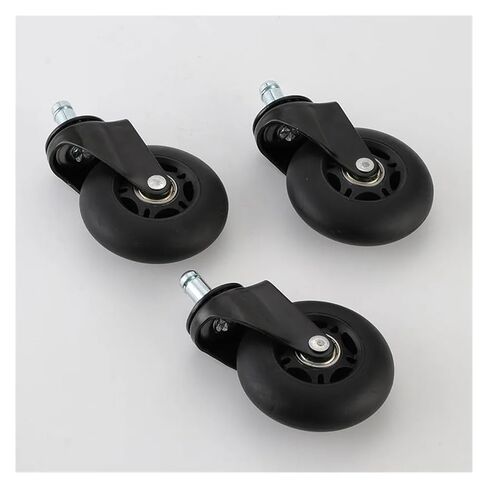 5 3-inch TPR Plug-in Swivel casters/Push Flat Rubber Shock-Absorbing Wheels/Household Wheel Trailer Wheels in Saudi Arabia