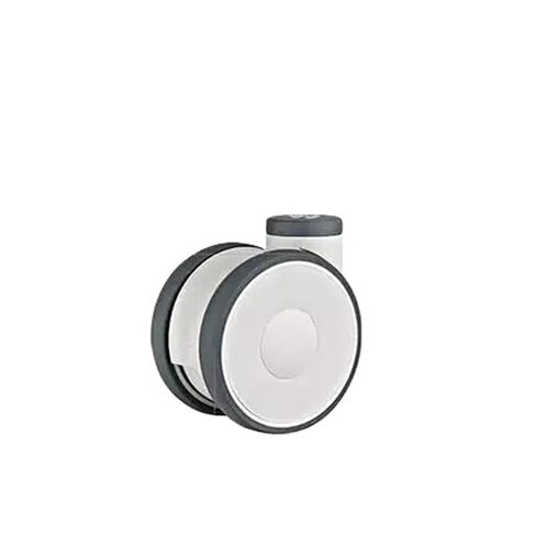 1 piece/5 inch TPR Double Caster Swivel Wheel/top Hole/Silent Double Wheel with Brake(A-2) in Saudi Arabia