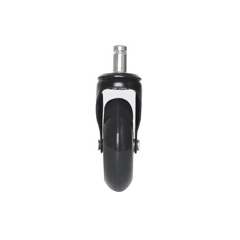 5-Pack 2.5-inch/3-inch M10/m11 Caster Spring Black Transparent Wheel Rod PU Caster Silent Office Chair(3 Inch-10mm) in Saudi Arabia
