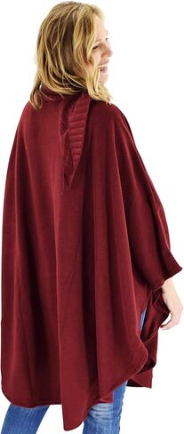 شال نسائي من Le Moda مع وشاح مطوي متكامل مع قفازات| مجموعة الخريف | مقاس واحد يناسب الجميع in Kuwait