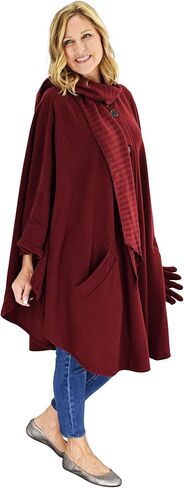 شال نسائي من Le Moda مع وشاح مطوي متكامل مع قفازات| مجموعة الخريف | مقاس واحد يناسب الجميع in Kuwait