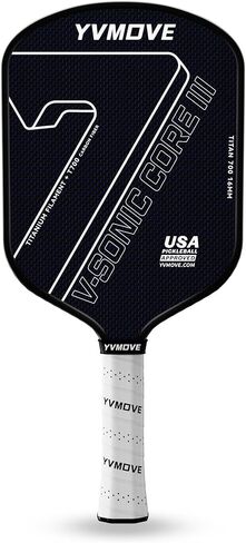 Pickleball Paddle with T700 Raw Carbon Fiber Surface & 16mm STR-Core Power Polymer Core, Premium Pickle Ball Racket Designed for Ultimate Spin & Consistency, USAPA Approved in Saudi Arabia