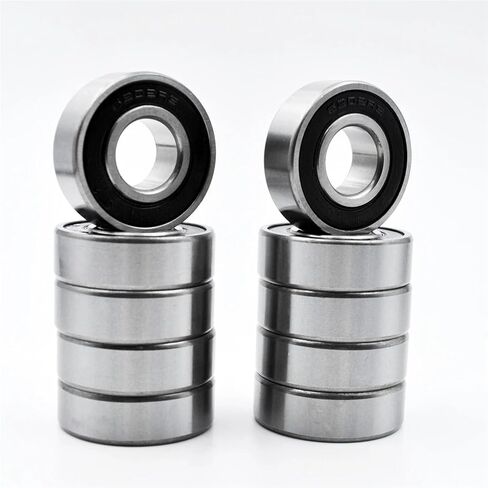 62022RS/ZZ 15*35*11 مللي متر الكروم الصلب الكرات الأخدود العميق 2/10 قطعة (6202 2RS عادي ، 2 قطعة) in Kuwait