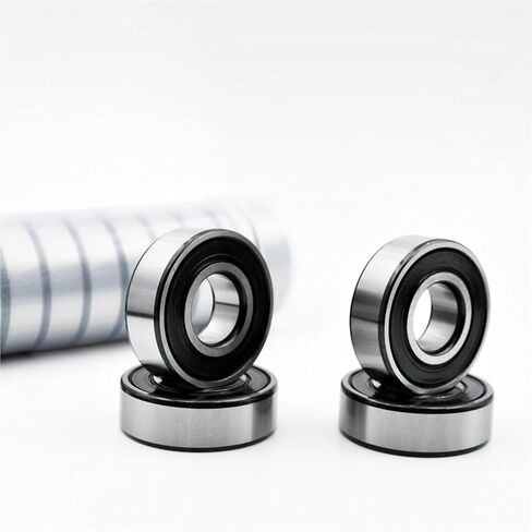 62022RS/ZZ 15 * 35 * 11mm Chrome Steel Deep Groove Ball Bearings 2/10Pcs(6202 2RS Normal,2Pcs) in Saudi Arabia