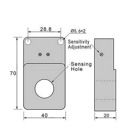 Cloweit Ring Inductive Proximity Switch, 3-30mm Screw Spring Steel Ball Metal Object Speed Detect Sensor, NPN PNP, 1pc(LR-12 (12mm),NPN NC) in Saudi Arabia