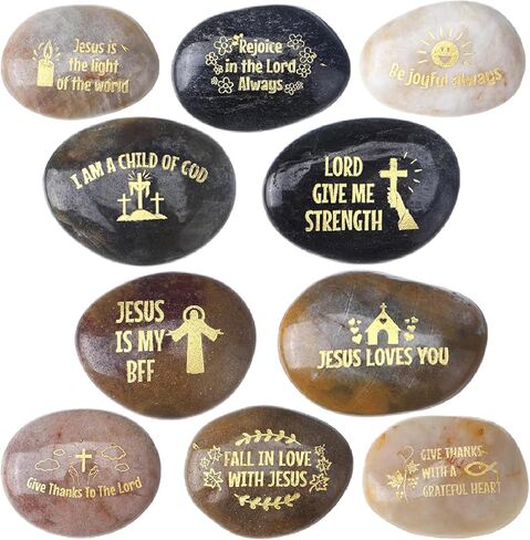 30 Pcs Pet Memorial Stones, Dog Memorial Gifts with Text, Condolence Gifts for Mourning Dogs, Pet Cat Bereavement Stones in Saudi Arabia
