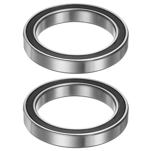 Generic 2 قطعة 6807-2RS الكرات الأخدود العميق 35 مللي متر تتحمل 47 مللي متر OD 7 مللي متر سميكة الكروم الصلب ABEC3 مزدوجة مختومة تحمل للمحركات مضخات الناقلون in Saudi Arabia