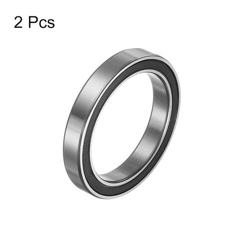 Generic 2 قطعة 6807-2RS الكرات الأخدود العميق 35 مللي متر تتحمل 47 مللي متر OD 7 مللي متر سميكة الكروم الصلب ABEC3 مزدوجة مختومة تحمل للمحركات مضخات الناقلون in Saudi Arabia