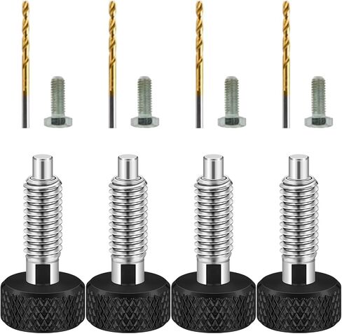 4pieces Sturdy Stainless Steel Quick Releases Pin Hand Retractables Spring Plunger Locking Bolts Accessory for Toolboxes in Saudi Arabia