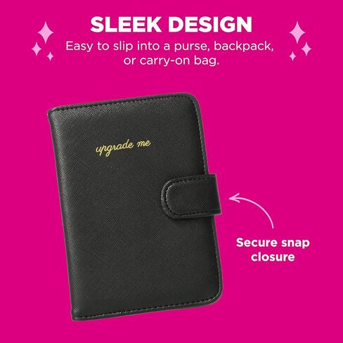 MIAMICA تصميم عصري على شكل عظمة معدنية باللون الأزرق على شكل فراشة لجواز السفر وغطاء لبطاقة الهوية ومحفظة سفر in Kuwait