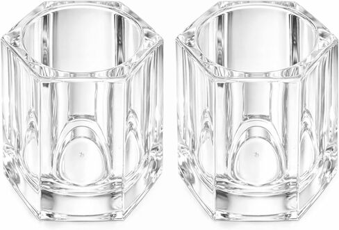 salbsever 2Pcs Cocktail Pick Holder, Clear Acrylic Toothpick Holder Rhombu Tooth Pick Dispensers for Home Kitchen Dining Table Storage in Saudi Arabia