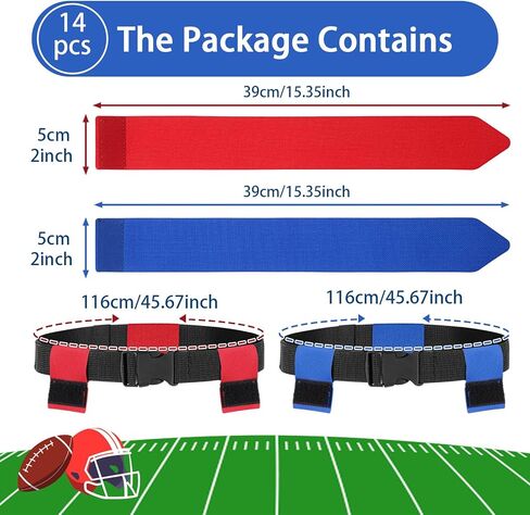 12 مجموعة من أعلام كرة القدم، أعلام كرة القدم مع 42 علمًا قابلة للتعديل تلتقط مجموعة العلم للبالغين والأطفال والمراهقين لمباريات اللاعبين والتدريب - أزرق وأحمر in Kuwait