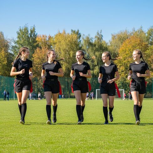 12 مجموعة من أعلام كرة القدم، أعلام كرة القدم مع 42 علمًا قابلة للتعديل تلتقط مجموعة العلم للبالغين والأطفال والمراهقين لمباريات اللاعبين والتدريب - أزرق وأحمر in Kuwait