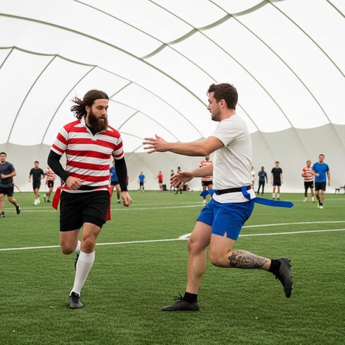 12 مجموعة من أعلام كرة القدم، أعلام كرة القدم مع 42 علمًا قابلة للتعديل تلتقط مجموعة العلم للبالغين والأطفال والمراهقين لمباريات اللاعبين والتدريب - أزرق وأحمر in Kuwait