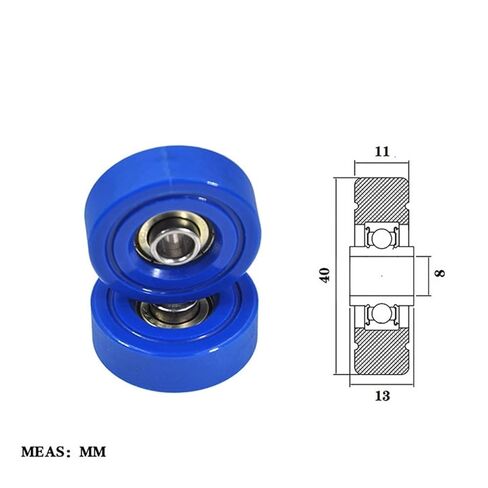 Polyurethane PUFL60840-11W13 Fluent Pulley Non-Standard 608 Rubberized Bearing in Kuwait