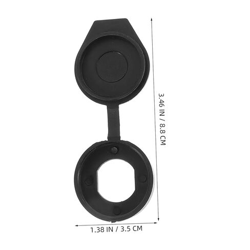 Tofficu 6pcs Weatherproof Cabinet Protector Plastic Hole Covers Lock Cover Caps for Door Locks Easy Installation in Saudi Arabia