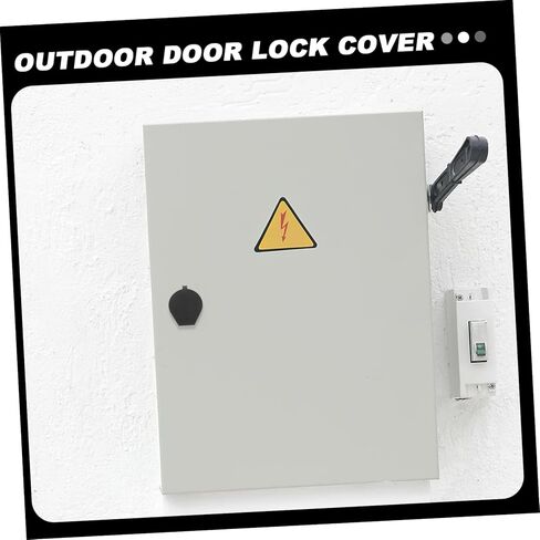 Tofficu 6pcs Weatherproof Cabinet Protector Plastic Hole Covers Lock Cover Caps for Door Locks Easy Installation in Saudi Arabia