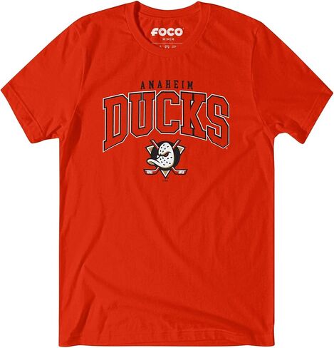 FOCO NHL Unisex-Adult NHL Classic Arched Team Logo Short Sleeve T-Shirt in Saudi Arabia