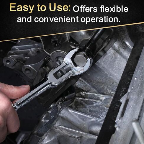Bates- 3/8" Drive Flare Nut Wrench Set, 10 pcs, 3/8"-1", Chrome-Plated Steel, SAE Crowfoot Flare Nut Wrench Set With Clip-on Storage Rail for Nut Removal, Automotive Repair, Hard-To-Reach Areas in Saudi Arabia