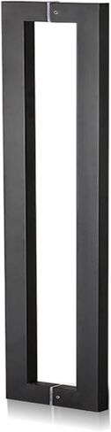 Sliding Barn Door Handle Stainless Steel Pull Push Door Handle, Fit for Glass Door Wooden Door, Modern Commercial Door Handle Apply for Sliding Barn/Black/120Cm(47.2In) in Saudi Arabia