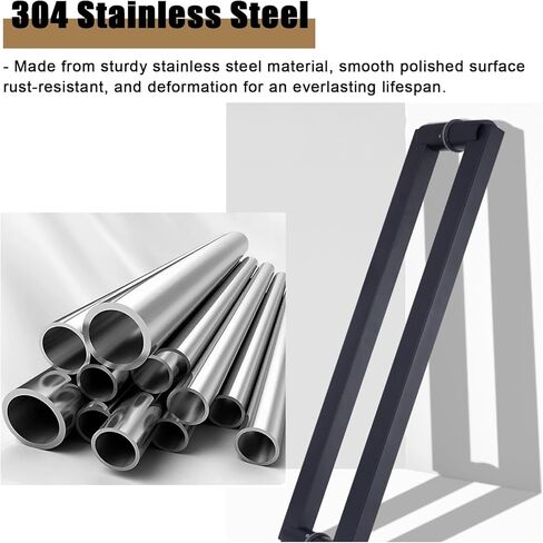 مقبض باب الحظيرة، مقابض سحب دفع تجارية للأبواب الفرنسية، شريط مقبض حظيرة دخول حديث للجراج/قبو النبيذ، مقابض باب منزلق مزدوج الجوانب (44 سم (17 بوصة) in Kuwait